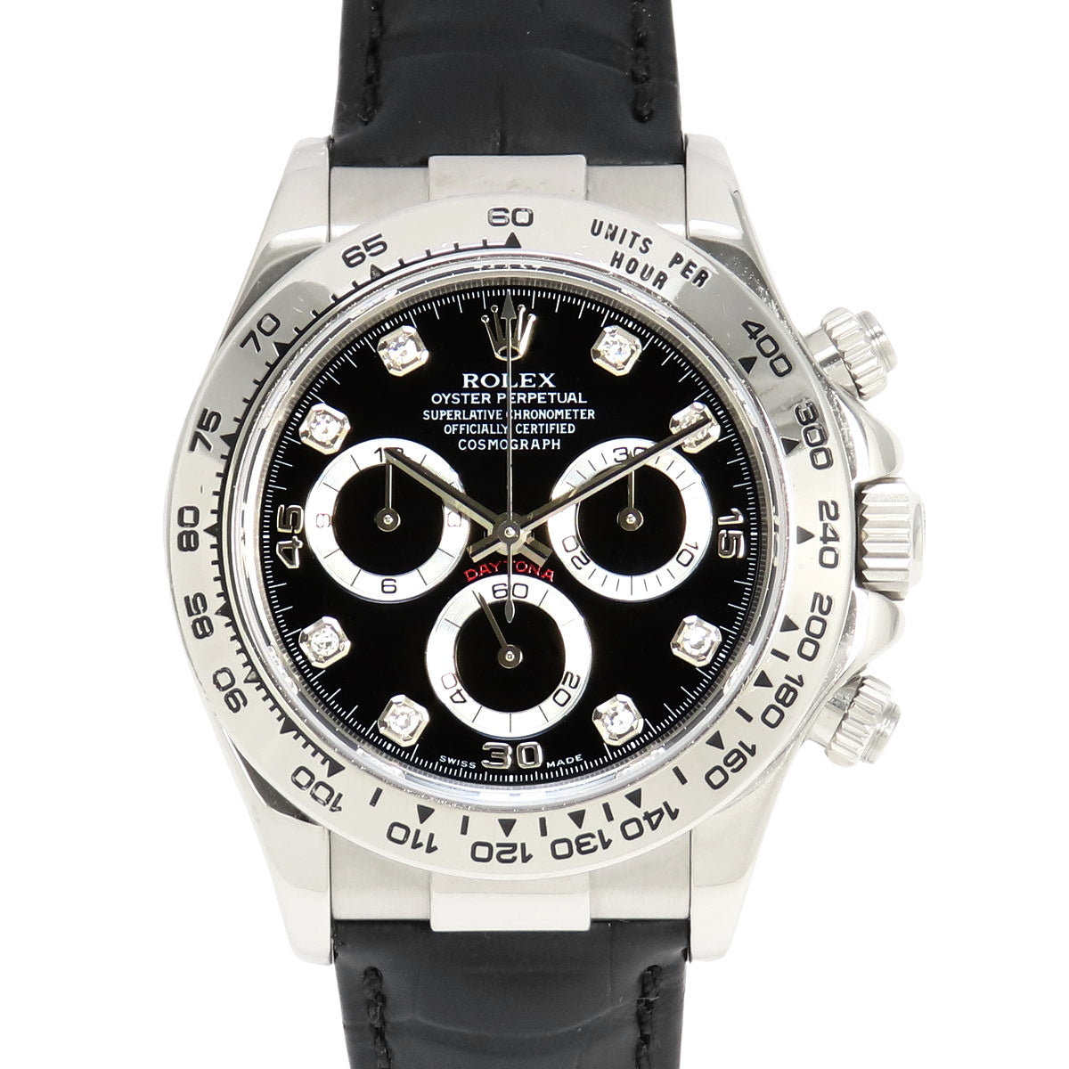 116519G デイトナ WG/革 K番 自動巻き ブラック