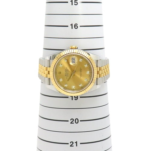 126333G 日志型 41 SS/YG 随机编号 自动上链 香槟金