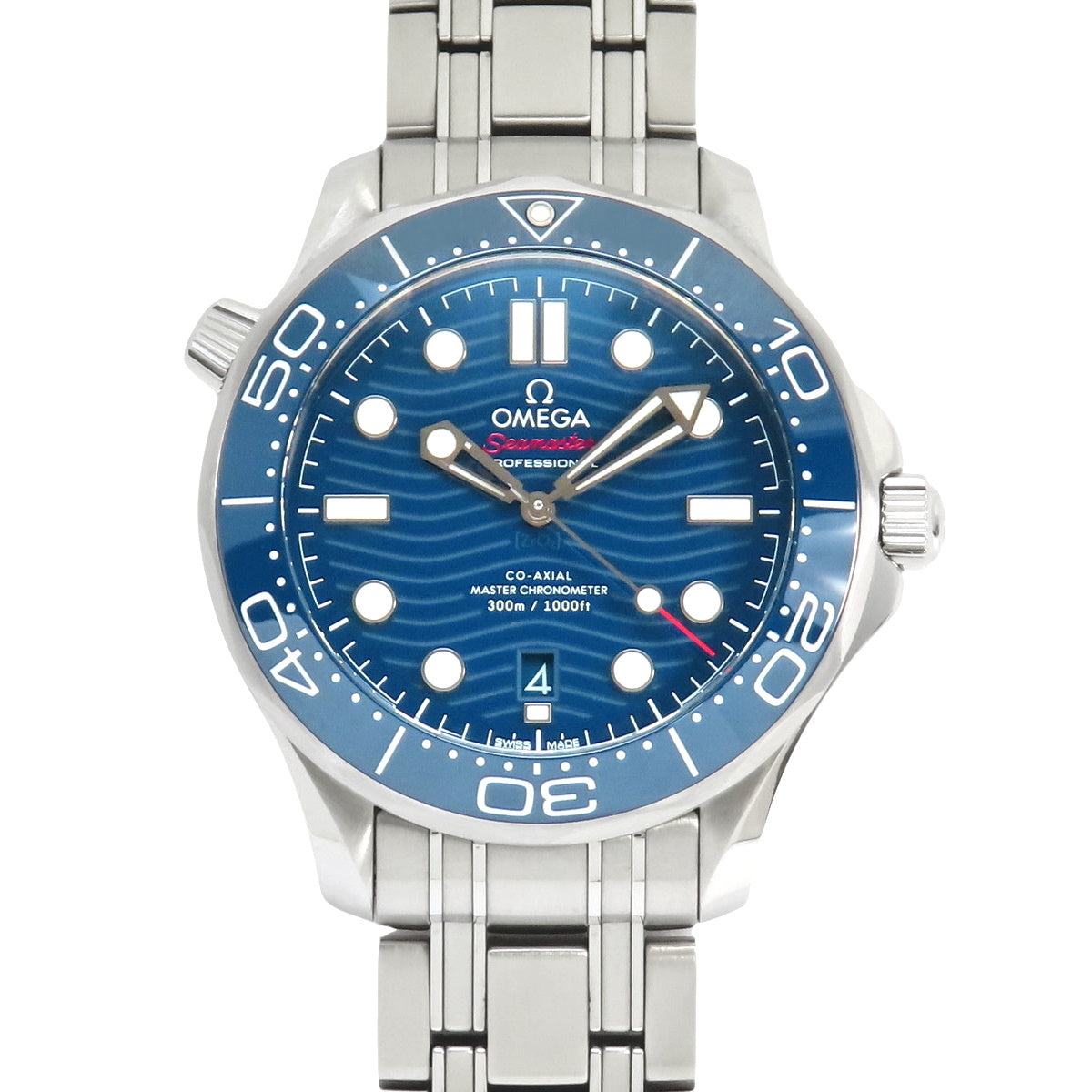 210.30.42.20.03.001 海马系列300米潜水表 精钢 自动上链 蓝色