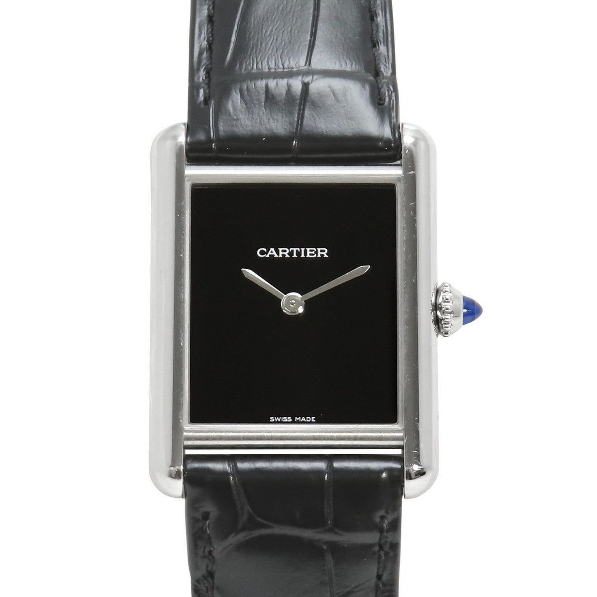 WSTA0072 タンクマストLM ステンレススチール SS/クロコダイル クオーツ ブラック