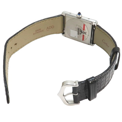 WSTA0072 坦克大师LM 不锈钢 SS/鳄鱼皮 石英 黑色