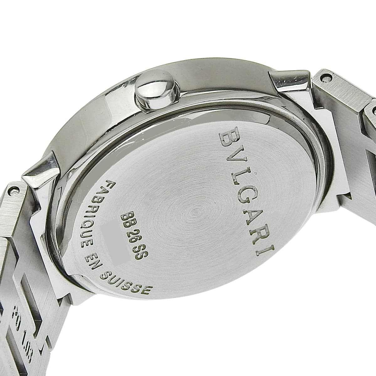 BB26SS Bulgari Bulgari SS Quartz Black 12PD