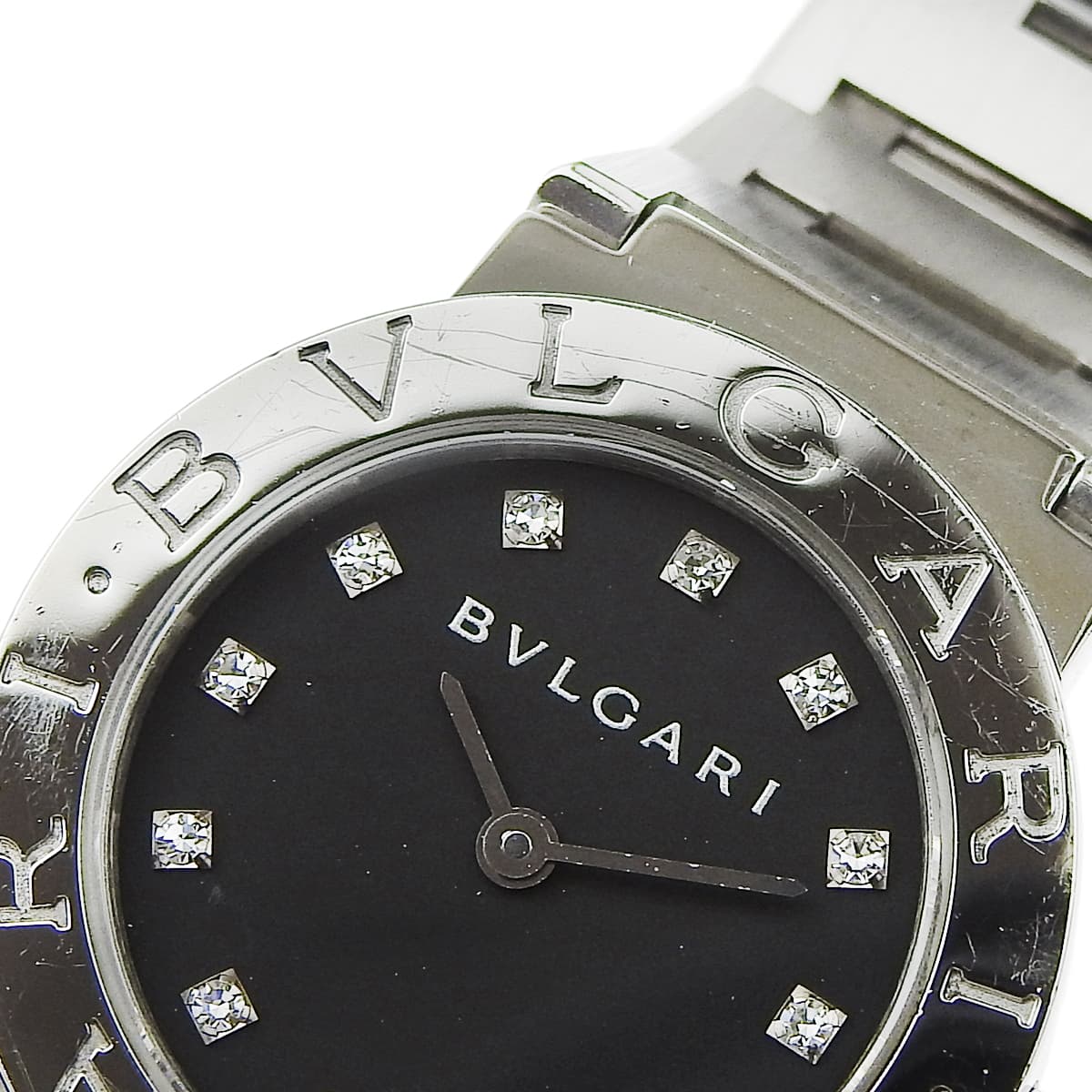 BB26SS Bulgari Bulgari SS Quartz Black 12PD