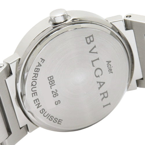 宝格丽宝格丽BBL26S精钢石英粉色腕表