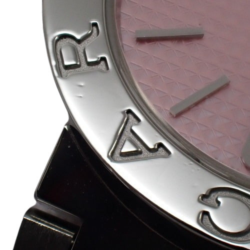 宝格丽宝格丽BBL26S精钢石英粉色腕表