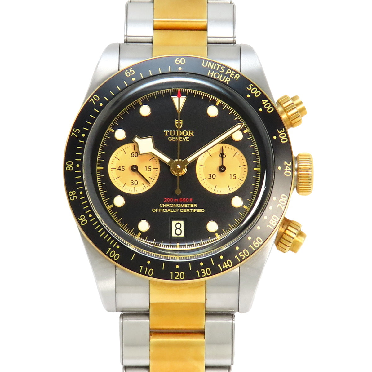 79363N.0001 黑色湾型计时腕表 YG/SS 自动上链 黑色