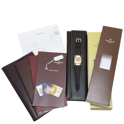 4920R-001 Twenty4 PG/缎面石英棕色钻石刻度