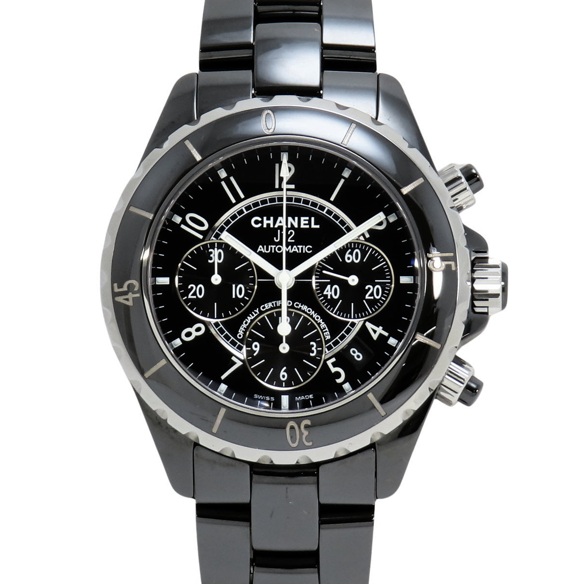 H0940 J12 计时码表 41MM CE 自动黑色