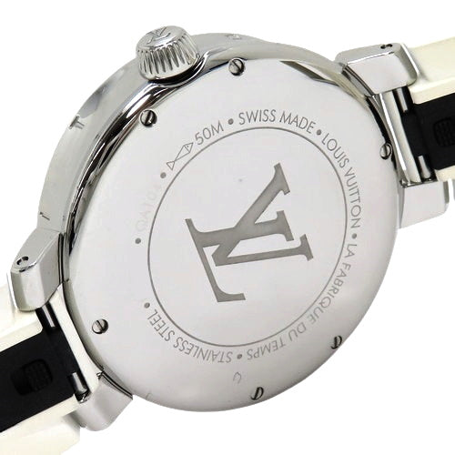 QA104Z Tambour Moon 双时区腕表 精钢 石英 银色