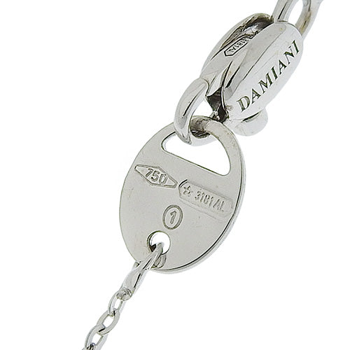 Belle Epoque Diamond Heart Necklace in 18K White Gold
