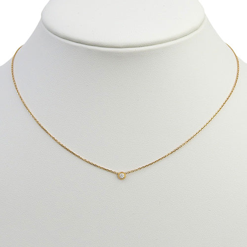 钻石 Damour XS 项链 18K 玫瑰金 PG