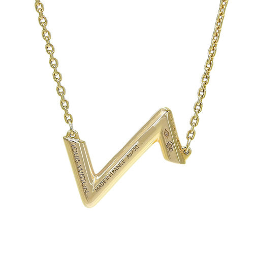 LV Volt Upside Down Necklace in 18K Yellow Gold