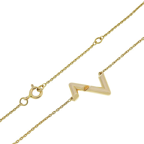 LV ヴォルト アップサイド ダウン ネックレス K18 イエローゴールド YG