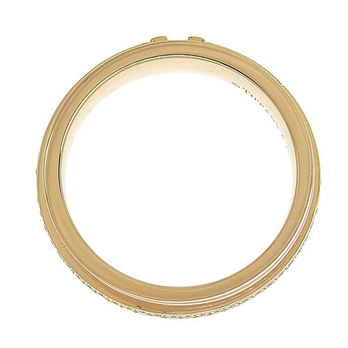 18K 玫瑰金和 PG 窄款钻石戒指