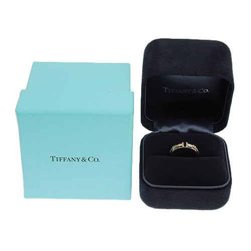 18K 玫瑰金和 PG 窄款钻石戒指