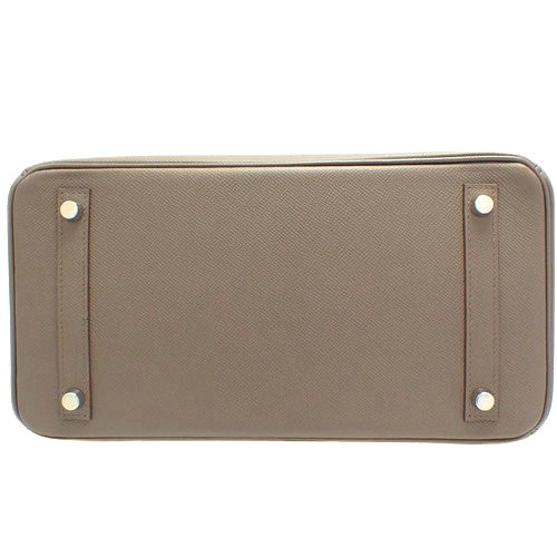 バーキン30 ヴォーエプソン パラジウム金具 エタン C刻印