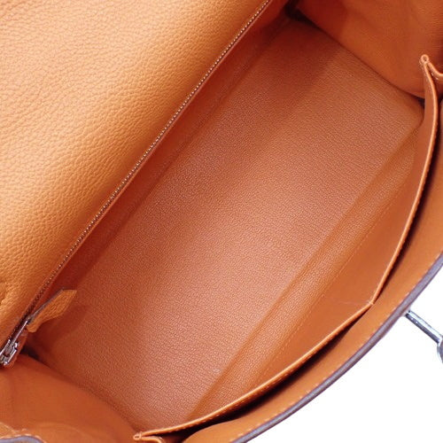 ケリー28 (内縫い) トゴ パラジウム金具 シルバー金具 □K刻印 2way ショルダーバッグ 肩掛け