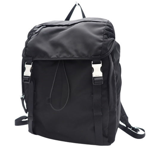 Tessuto nylon backpack with triangle logo, 2VZ062