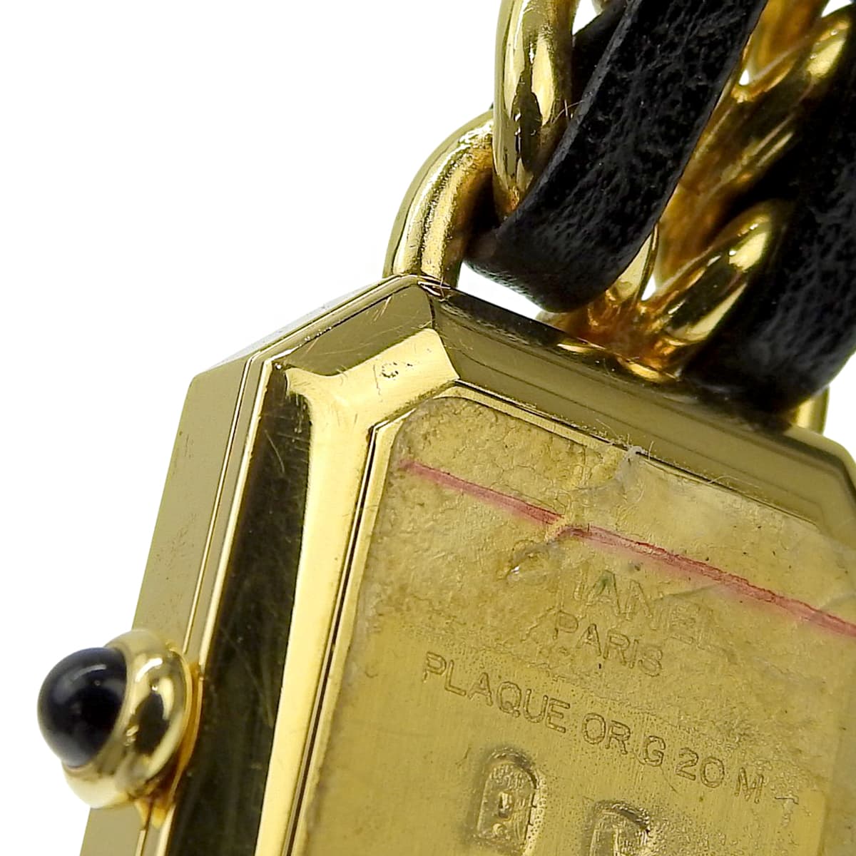 プルミエール L H0001 GP/革 ブラック クオーツ