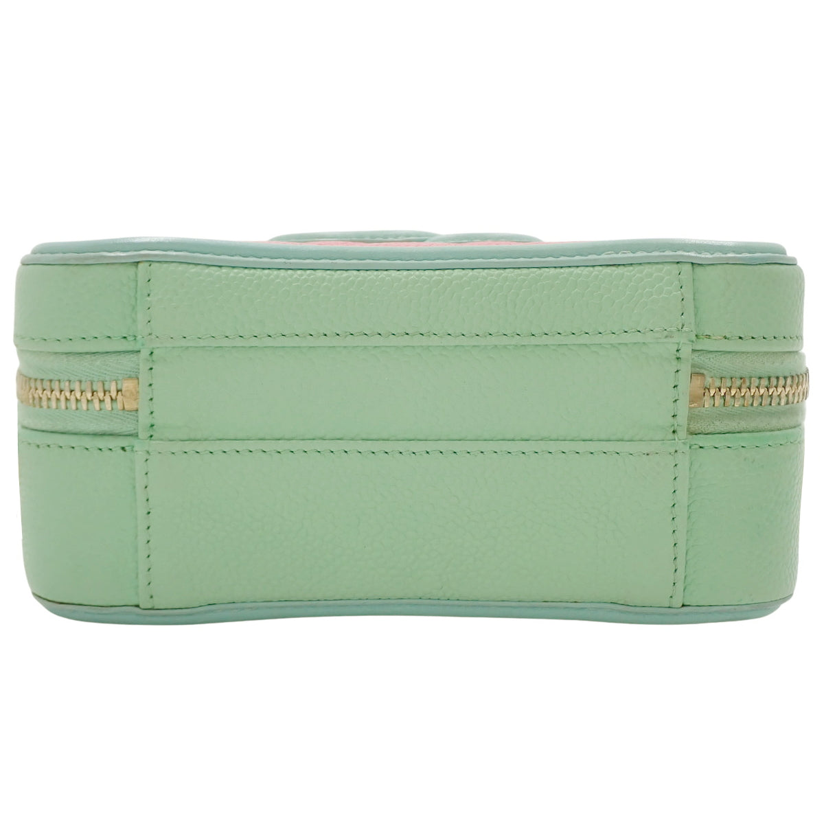 マトラッセ CCフィリグリー バニティバッグ キャビアスキン ピンク 黄緑 A93343