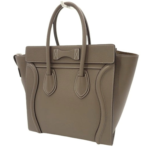 Luggage Micro Shopper Leather Suede 167793DRU.09SO Tote Bag (Old Logo)