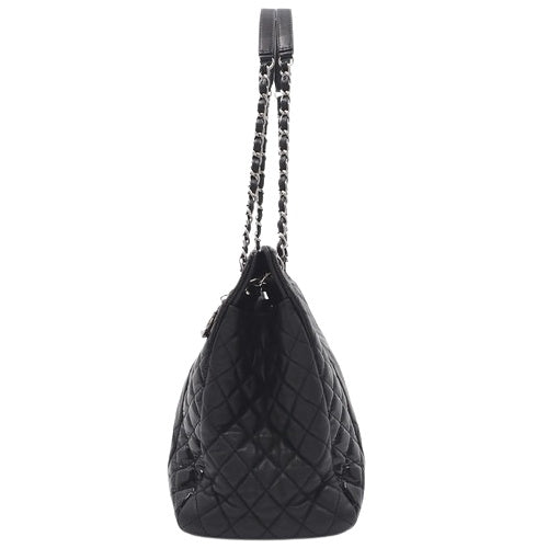 Matelasse Coco Mark Chain Handbag in Lambskin, Patent Leather/Patent Leather