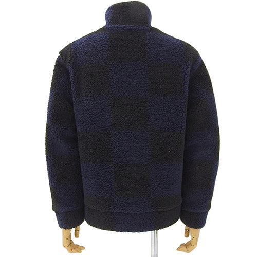 Jacquard Damier Fleece Jacket, 2022, Medium, RM221M, LV x NIGO