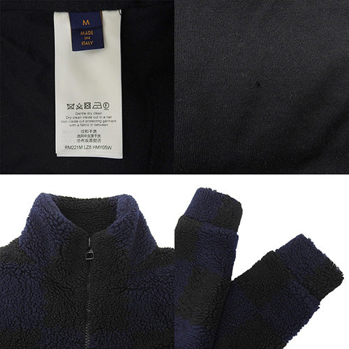 ジャガードダミエ フリースジャケット 2022年 M RM221M 22年 LV×NIGO