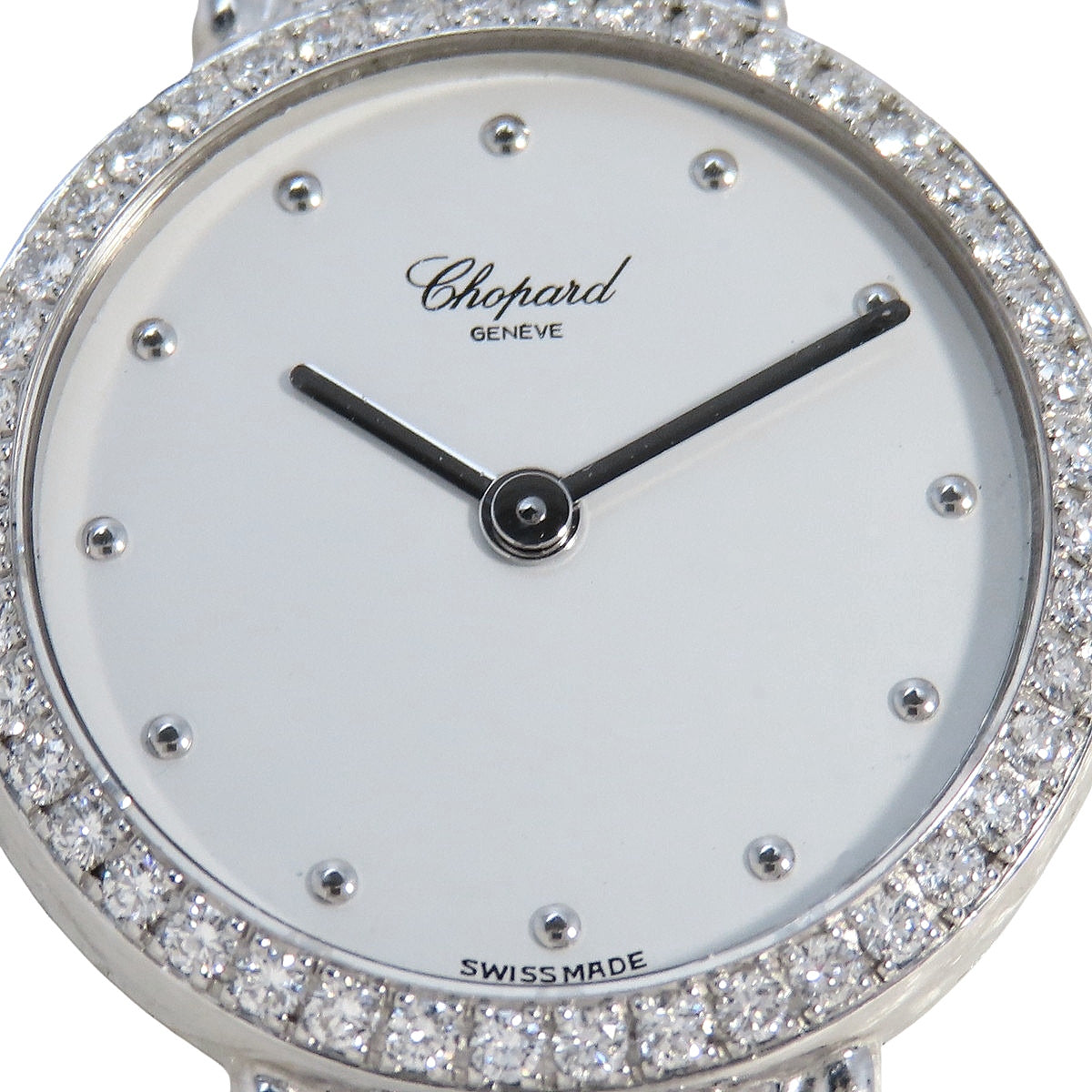 クラシック ダイヤベゼル 10/S5911 WG ホワイト クオーツ レディース