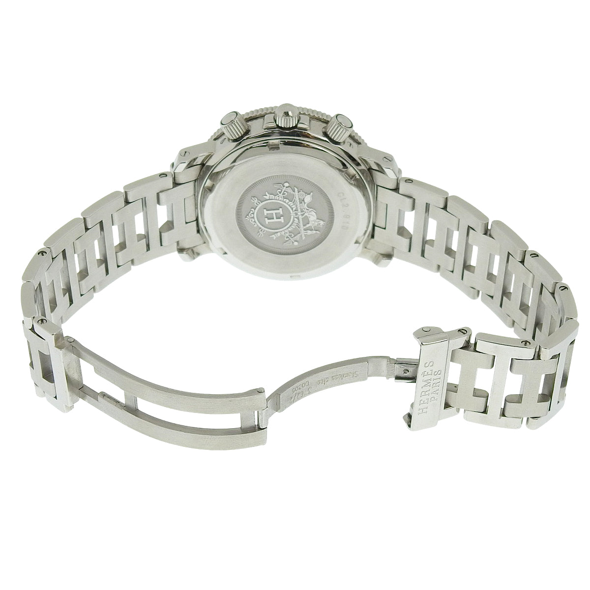 Clipper Diver Chronograph CL2.910 SS 黑色石英男士腕表