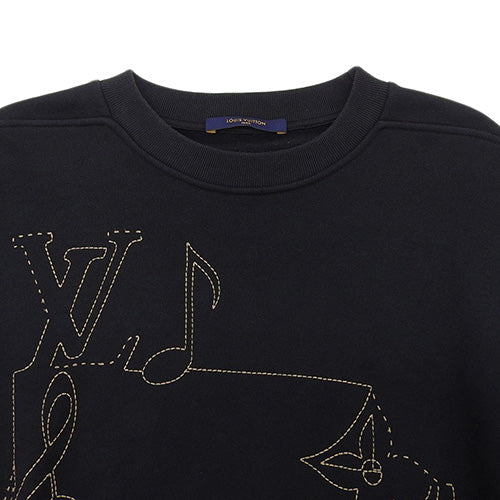 Music Line Embroidered Sweatshirt M RM2319