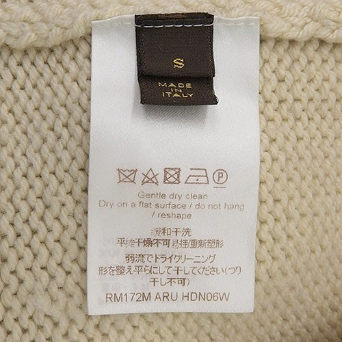 ワッフル編み 切替し ニット S RM172M