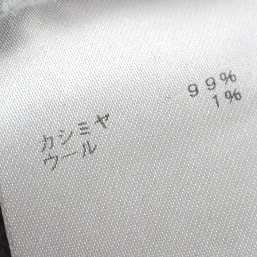 ハーフアンドハーフクルーネックニット XL