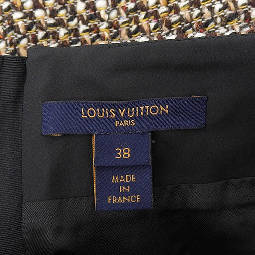 粗花呢纽扣裙 38 RW202W