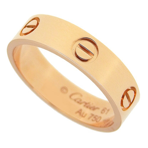 LOVE Ring K18 Pink Gold PG