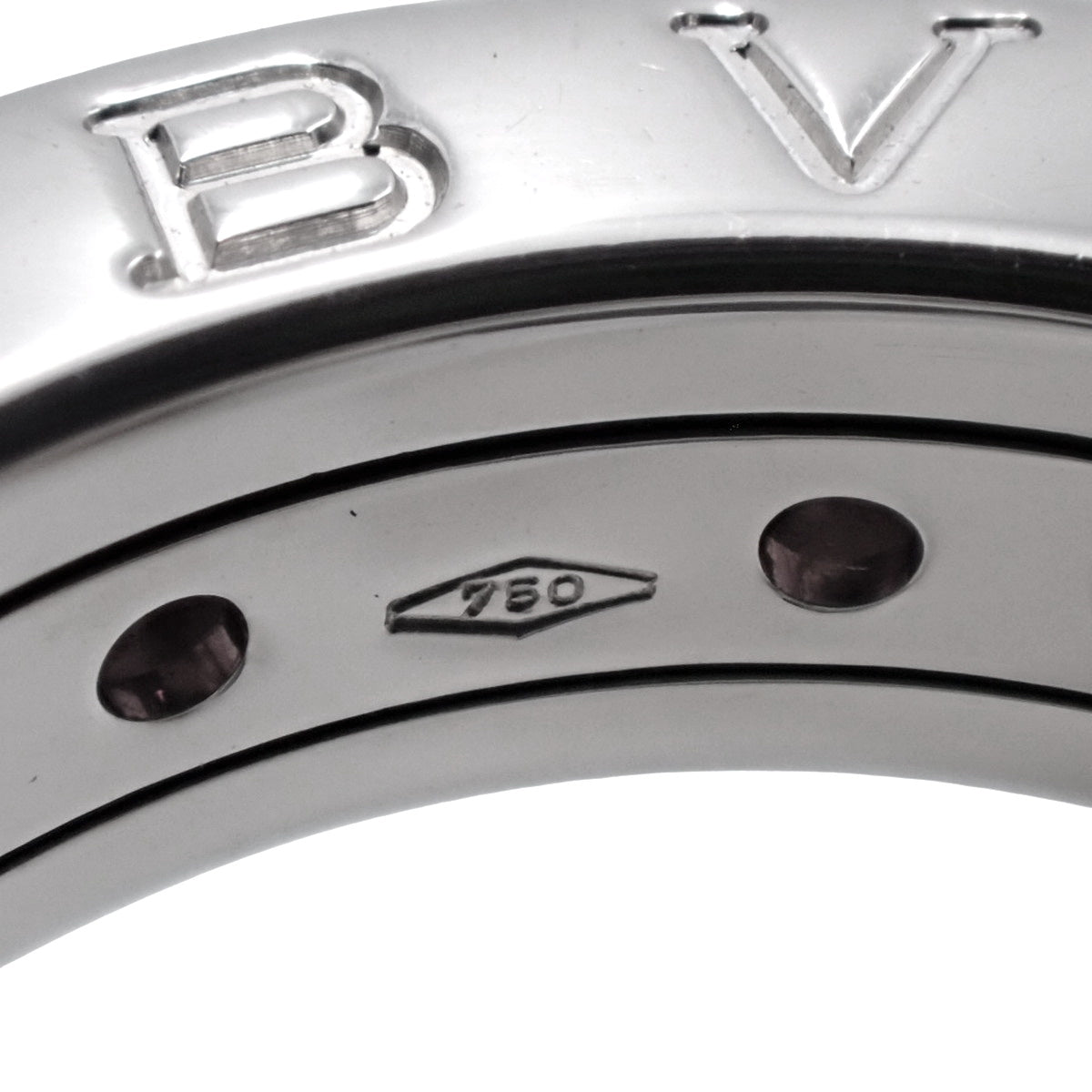 B.zero1 Ring Garnet K18 White Gold WG