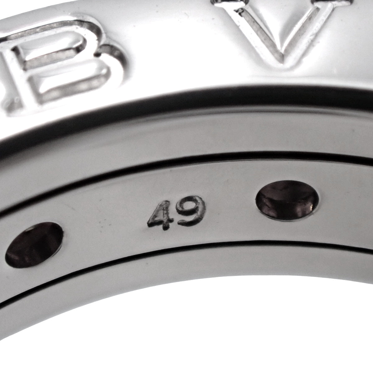 B.zero1 Ring Garnet K18 White Gold WG