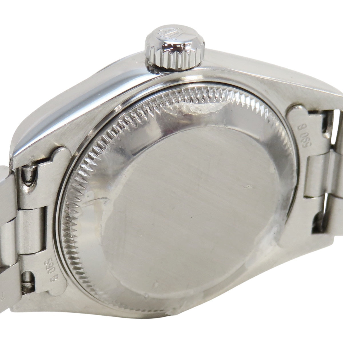 オイスターパーペチュアル デイト 79160 SS K番 ホワイト 自動巻き レディース