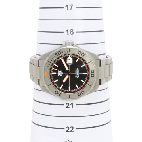 WAY208F竞潜系列班福德卡莱伯5钛金属自动腕表 黑色