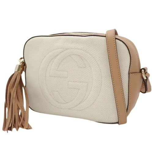 SOHO ソーホー ディスコバッグ スモール キャンバス レザー 308364