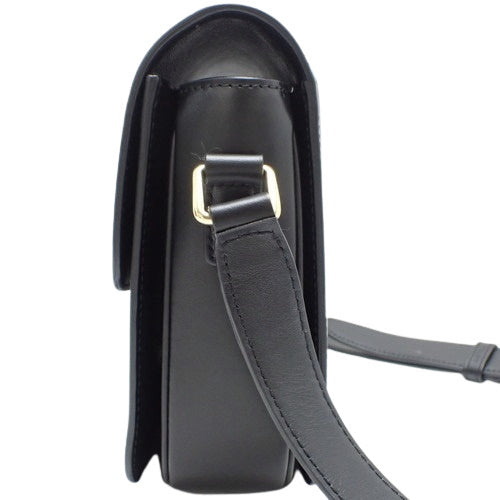 Classic Triomphe Bag in Leather and Embroidered Canvas