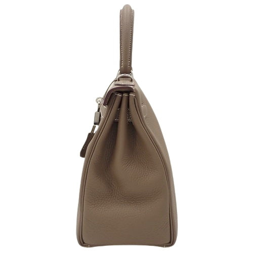 Kelly 28(内缝线)Togo,钯金配件,Etoupe/Etoupe,Z 字印