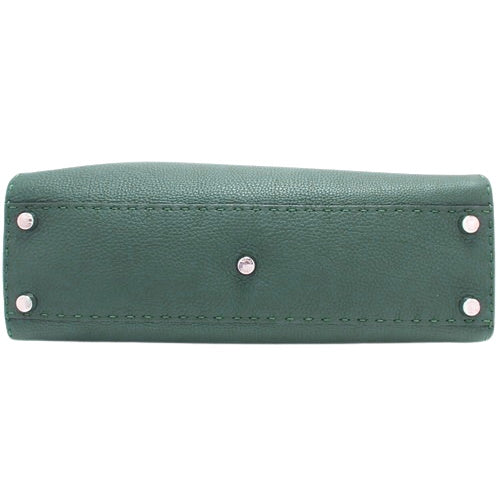 Selleria Peekaboo Regular Shoulder Bag in Leather and Python, 8BN290