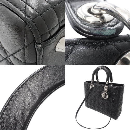 カナージュ Lady Dior レディディオール バッグ ラージ ラムスキン