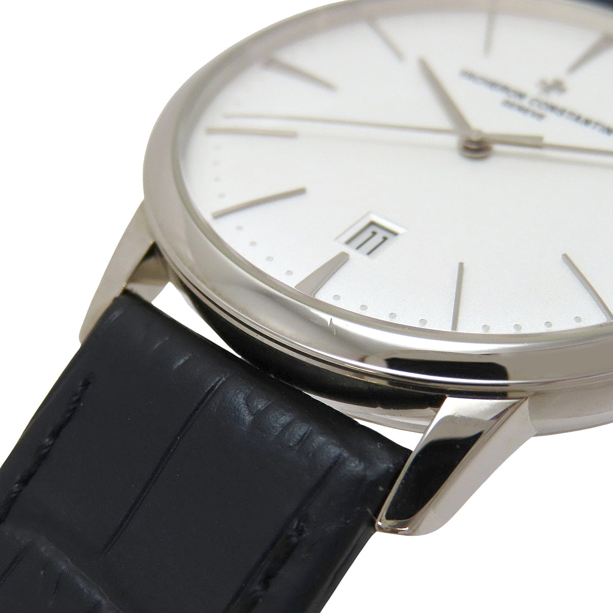 パトリモニー・オートマティック 85180/000G-9230 WG/革 自動巻き ホワイト