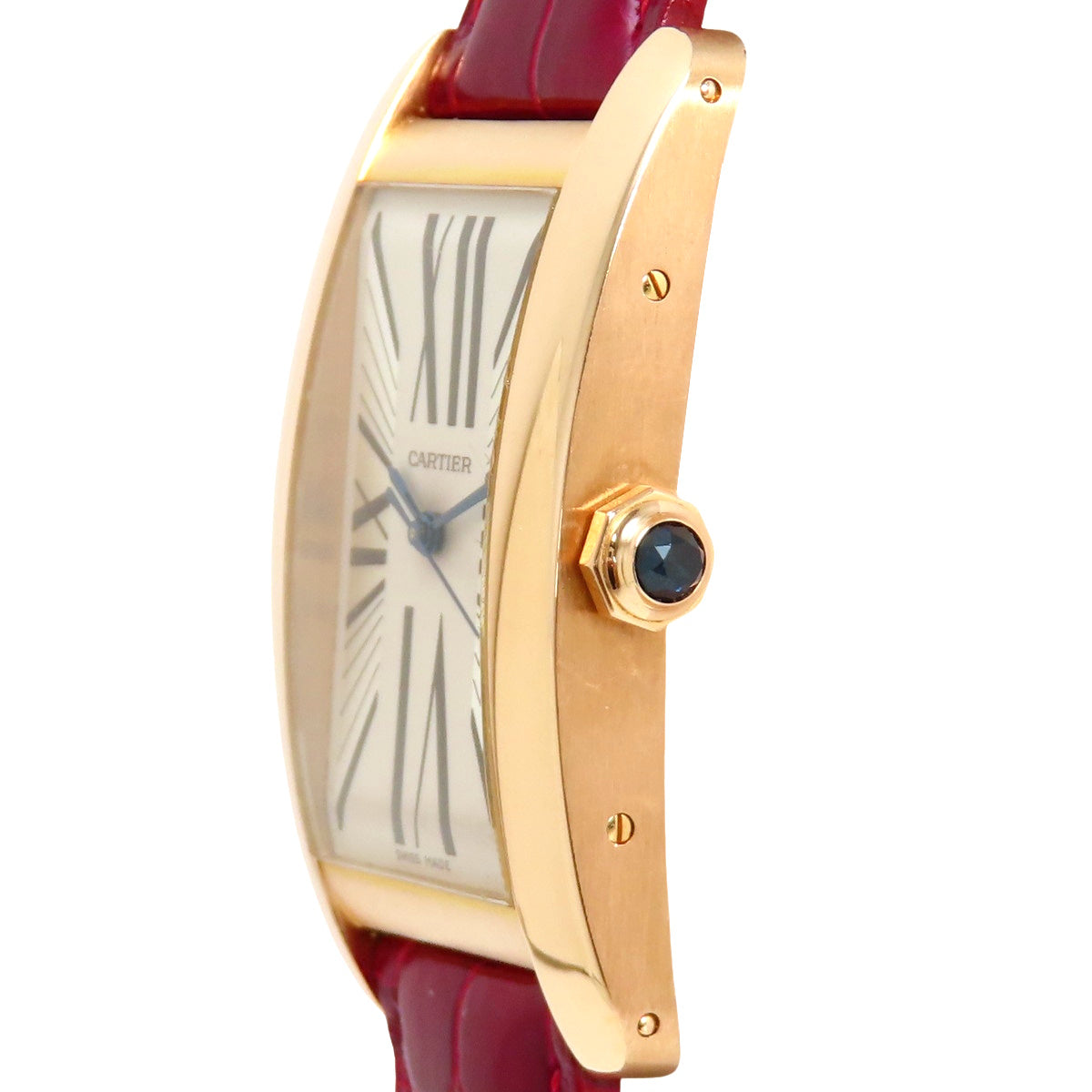 W2607156 Tank Américaine LM PG/Leather Automatic White