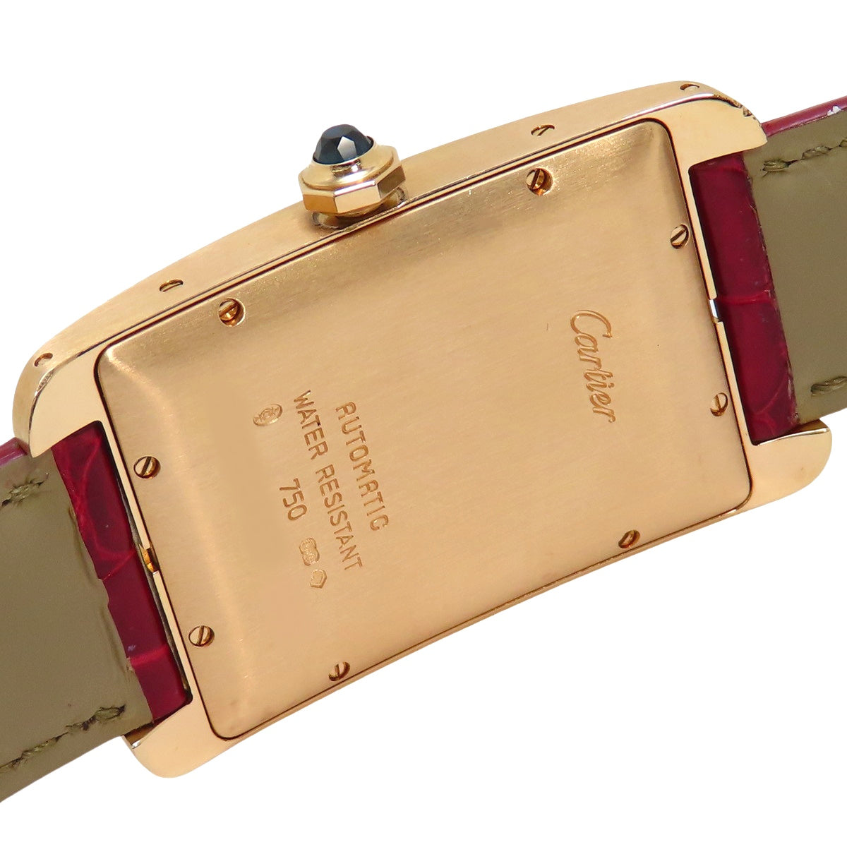 W2607156 Tank Américaine LM PG/Leather Automatic White