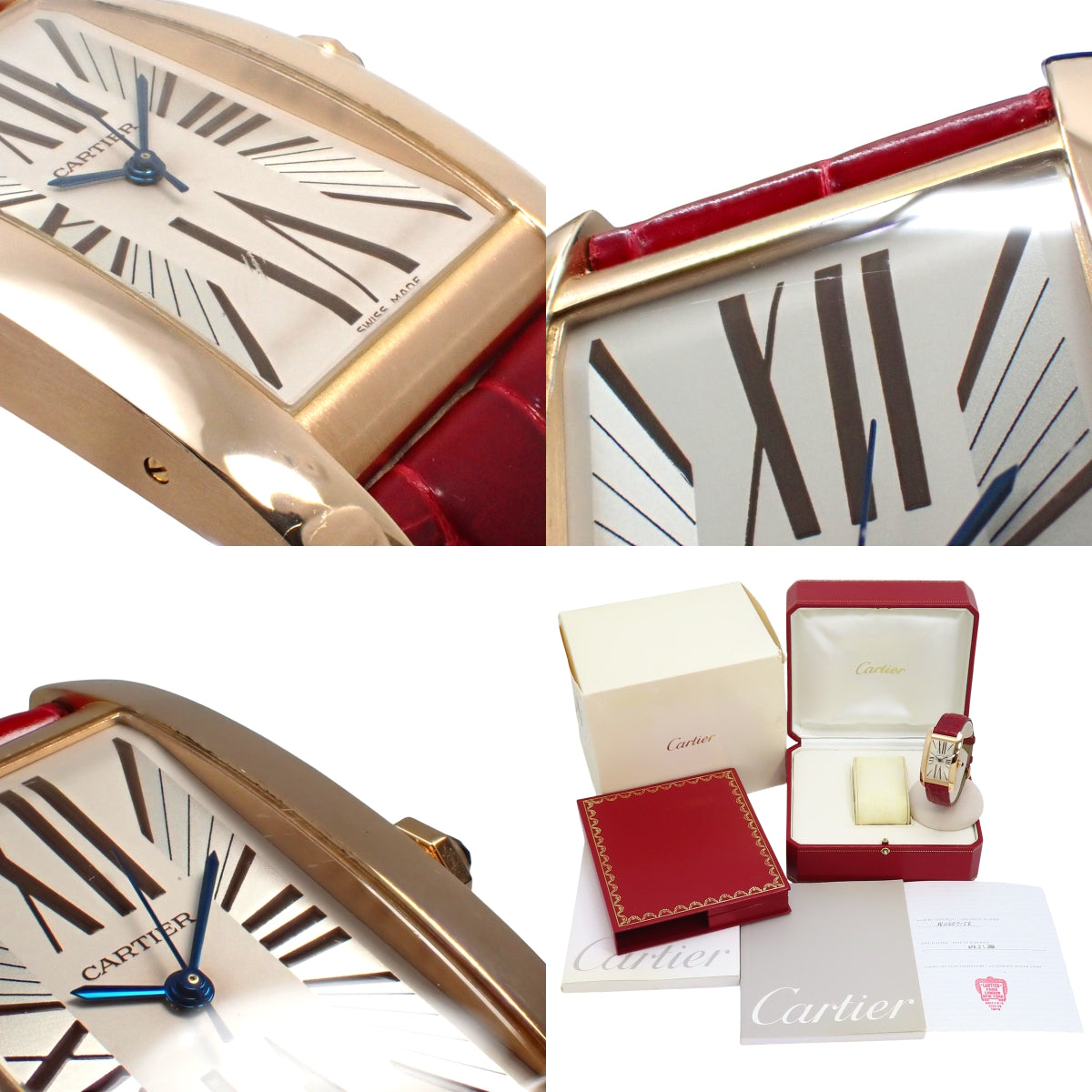 W2607156 Tank Américaine LM PG/Leather Automatic White