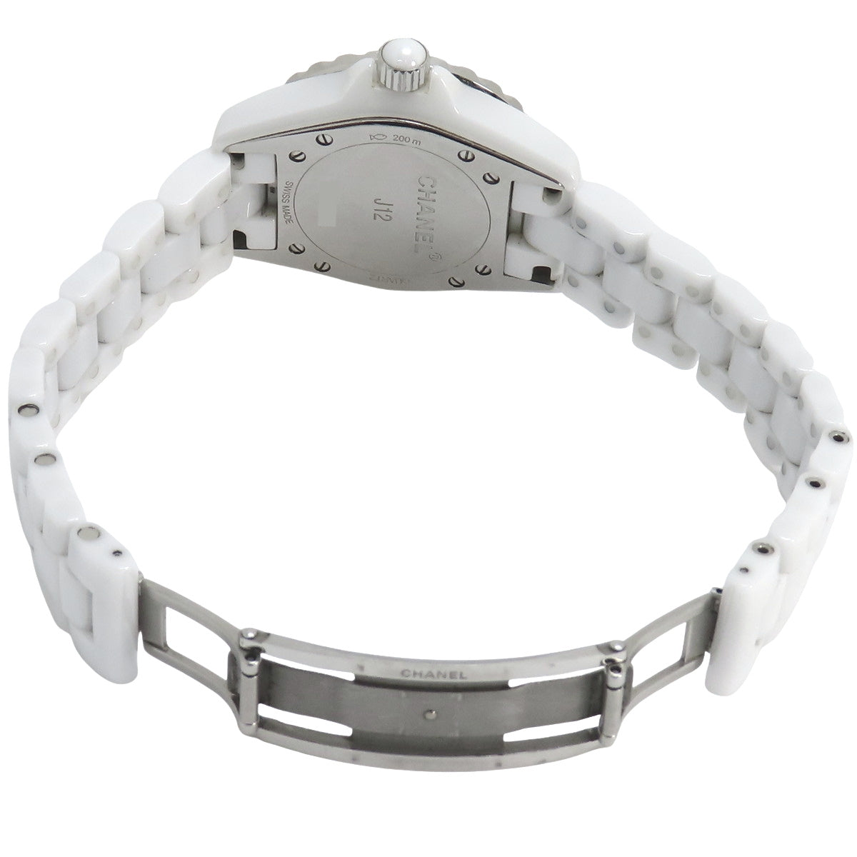 H2422 J12 33MM CE クオーツ ホワイト 8PD