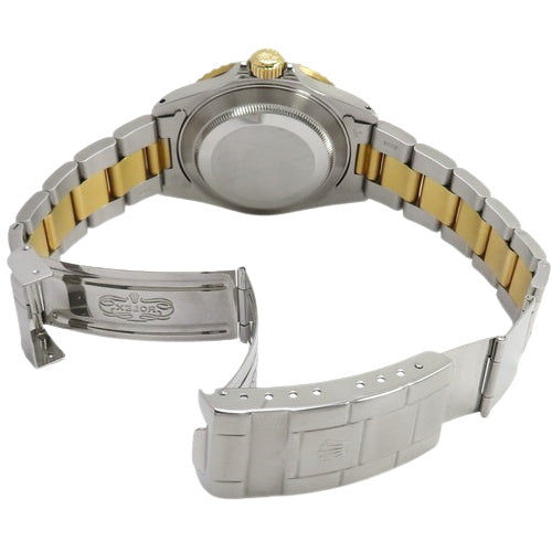 16613 型潜航者型腕表,黄金/不锈钢材质,N字头,自动上链。